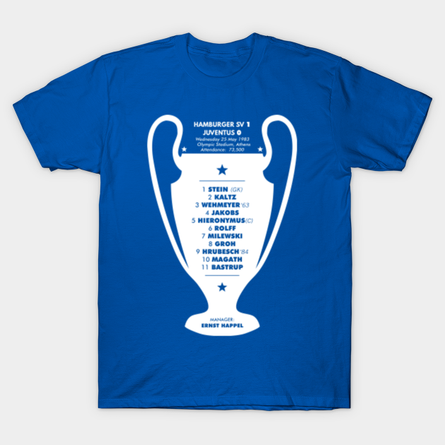 Hamburger SV - 1983 Champions League Winners - Hamburger Sv - T-Shirt